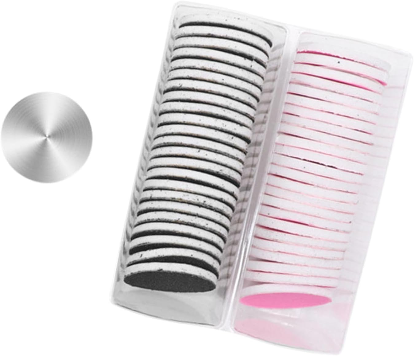 50 Pack Replacement Discs for Electric Foot File Callus Remover Sanding Tools, 25Mm