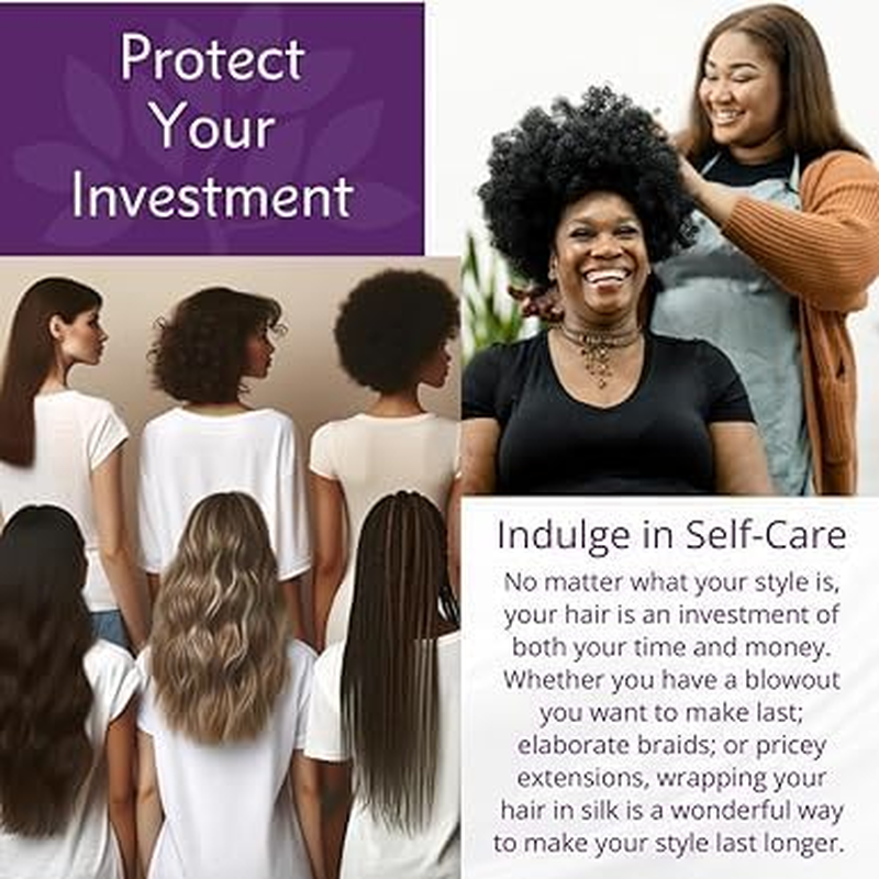 Silk Hair Head Scarf Satin Women'S Pure Color Headscarf Imitating Silk Monochrome Square Scarf Provides Chemotherapy Comfort and Supports Hair Regrowth image number 1