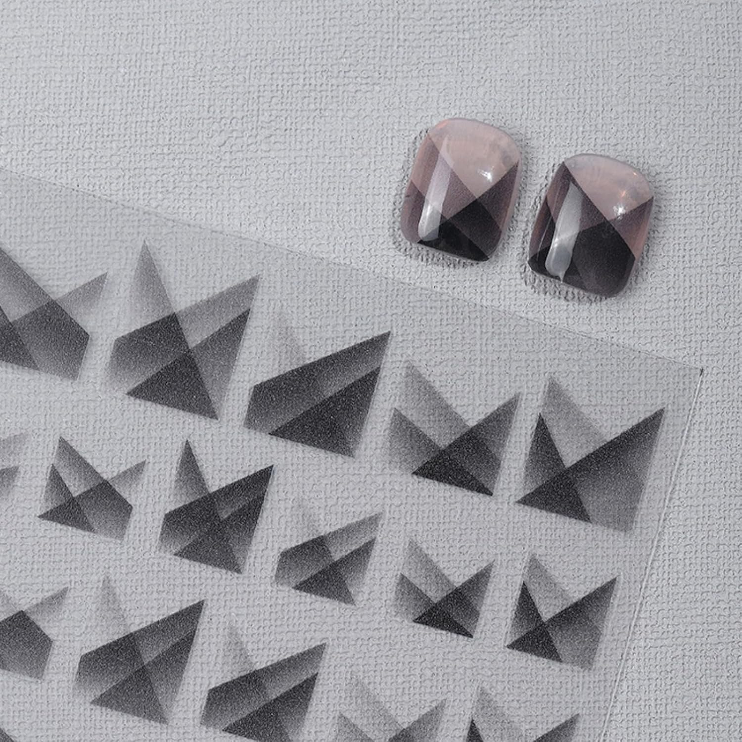 6 Sheets French Nail Art Stickers 3D Self-Adhesive Nail Decals Design, Colorful Wavy Line Heart Nail Decoration Holographic Elegant Chains Nail Sticker Manicure Tips Supplies Nail Decal (Multicolored)