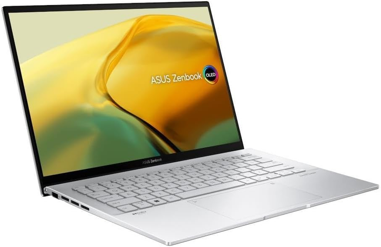 Asus Zenbook 14 Slim Portable Laptop,14" 2.8K OLED Display, I7-13700H Processor, 16GB RAM 512GB SSD, Wifi 6E, Windows 11 Home, up to 18 Hours Battery Life (UX3402VA-KN519W) image number 1