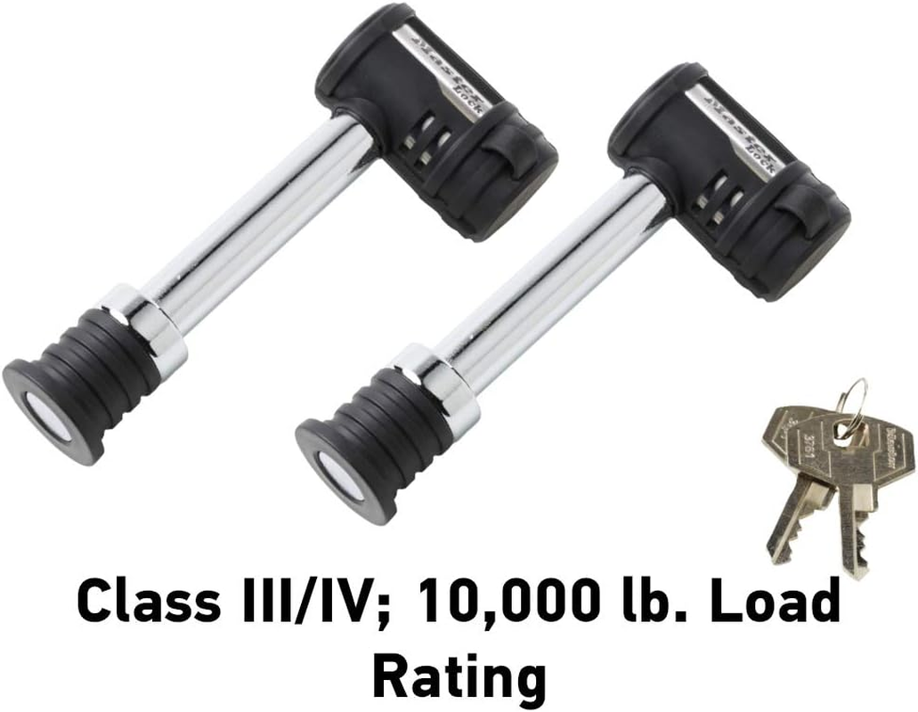 Master Lock 1479TAT Receiver Lock, 2 Pack,Silver