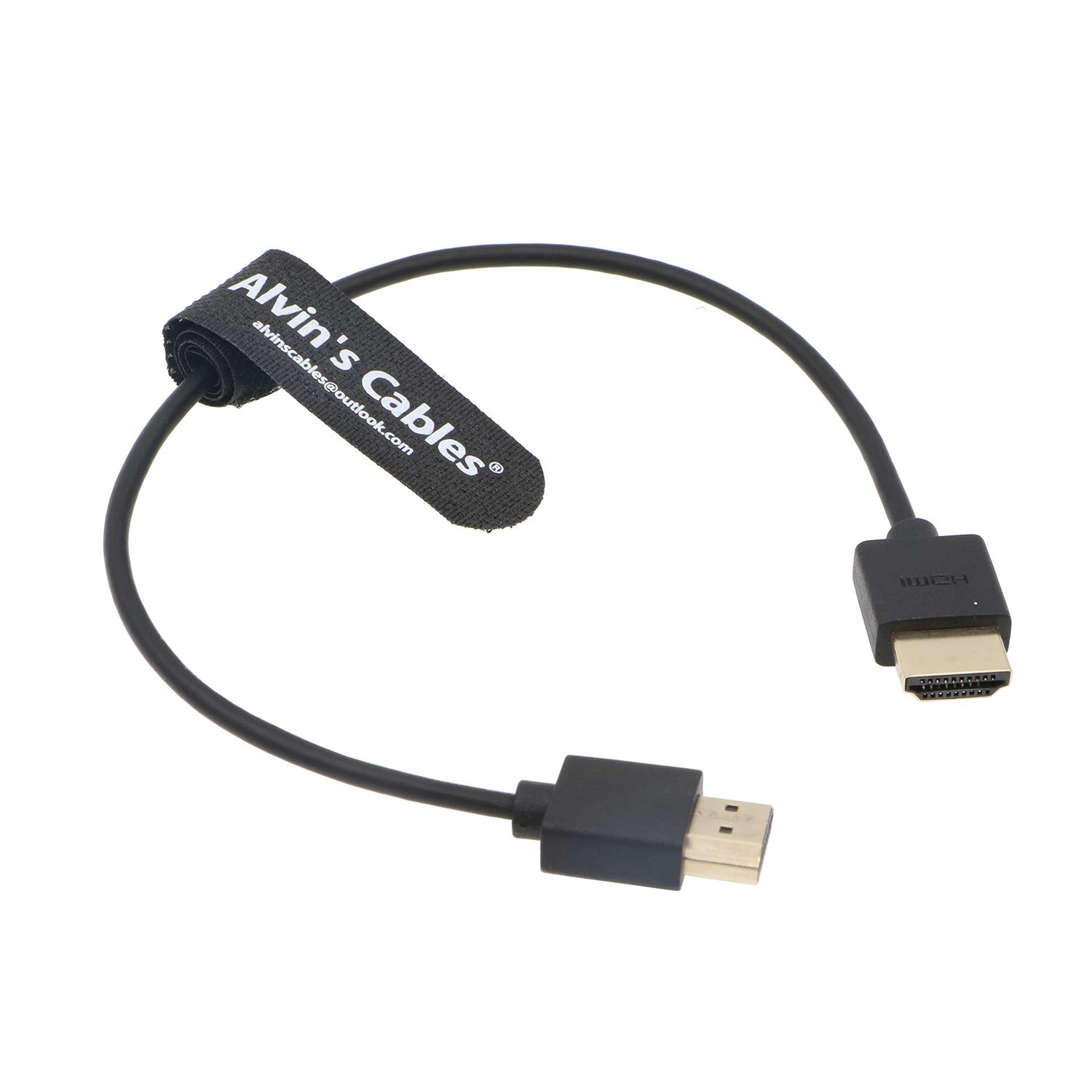 Alvin'S Cables Z Cam E2 HDMI Cable High Speed Ethernet for Portkeys BM5 Monitor Straight to Straight 30CM