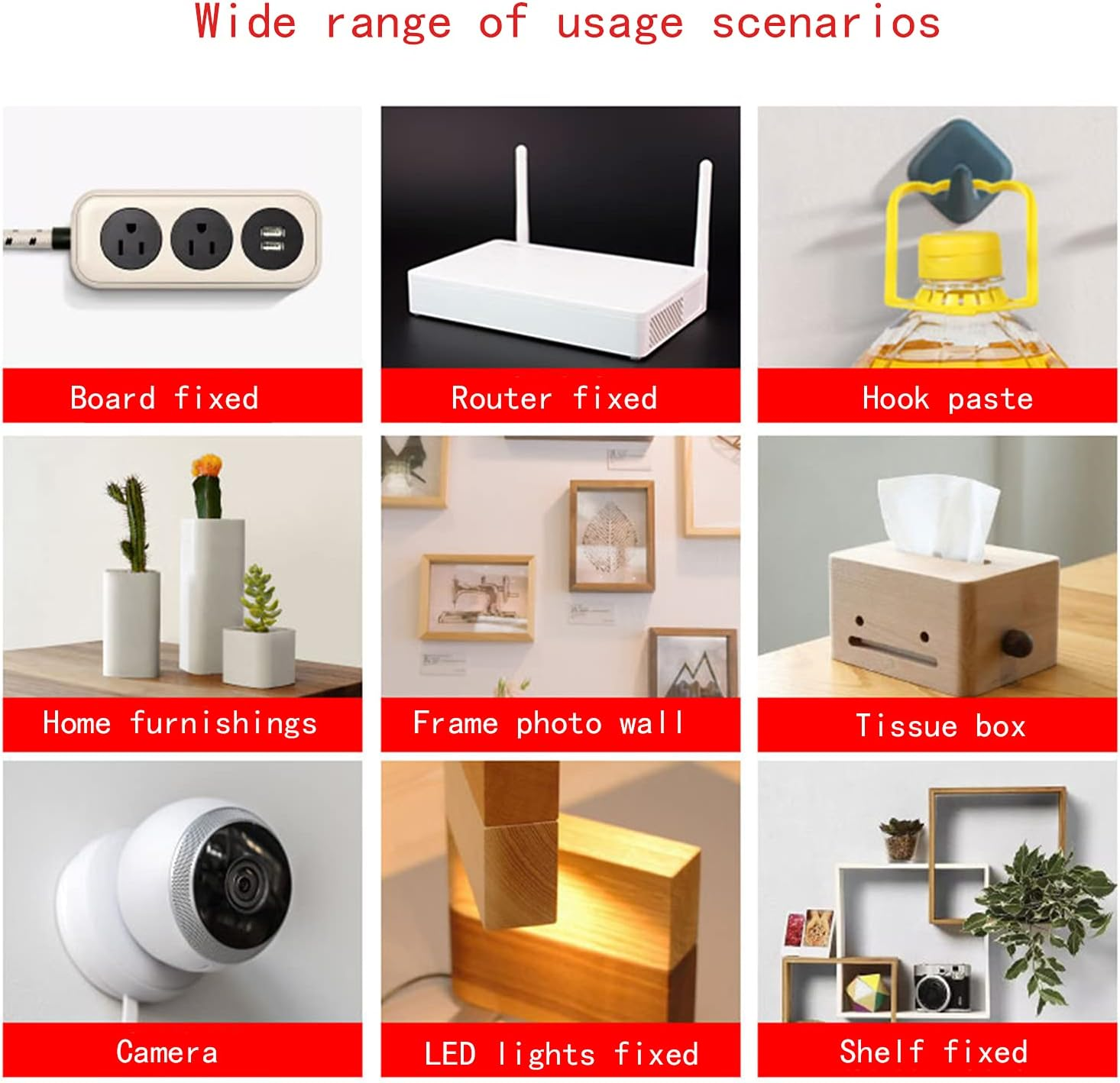 SN SUNG Double Sided Heavy Duty Mounting Tape,Made of 3M Foam Tape, Waterproof and High Temperature Resistant Tape for Indoor Outdoor, Car, Home, Kictch and Office(Black, 1/2In*15.6Ft) image number 2