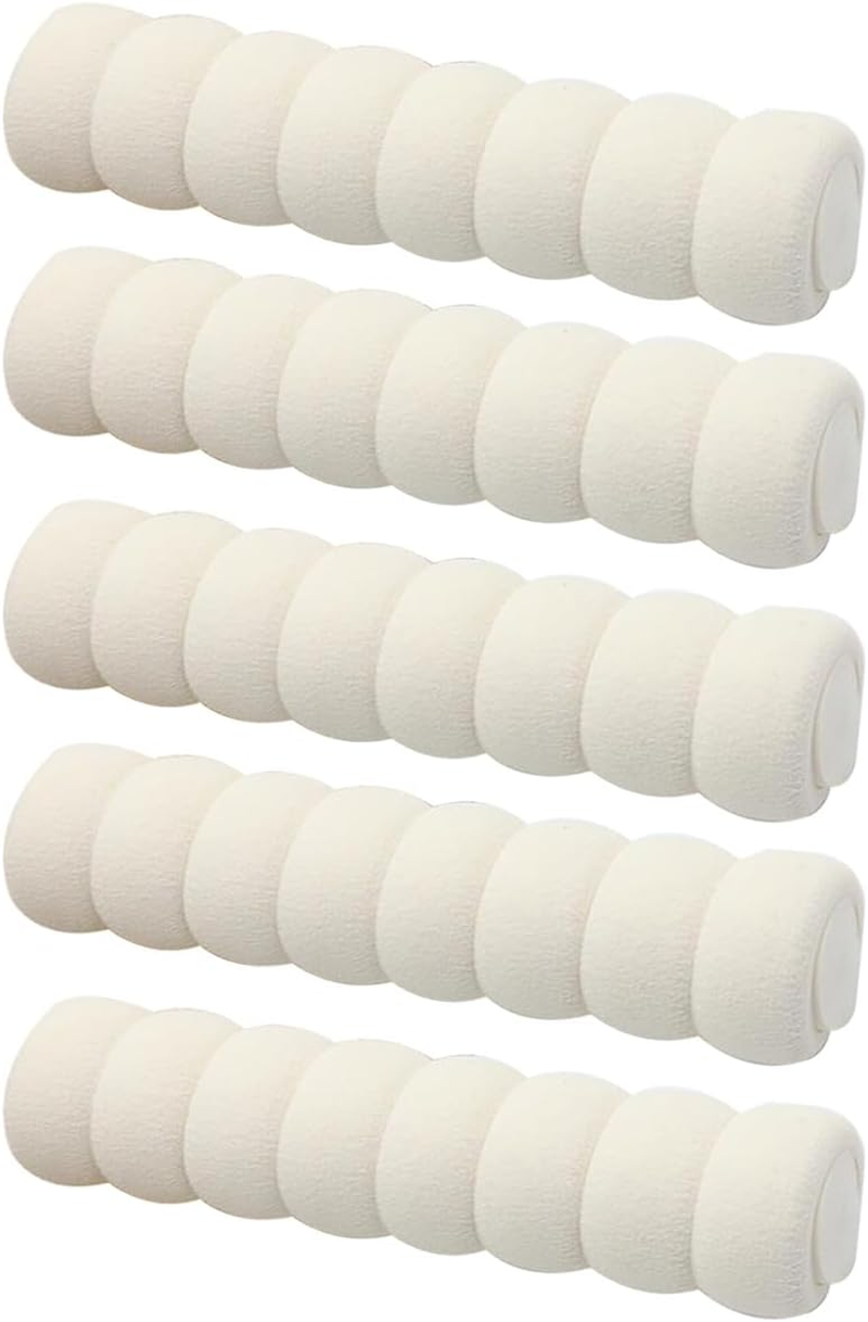 5PCS Door Knob Covers Door Handle Soft Foam Safety Cover Guard Protector Door Knobs Pull Protective(White) - 1, Coffee image number 4
