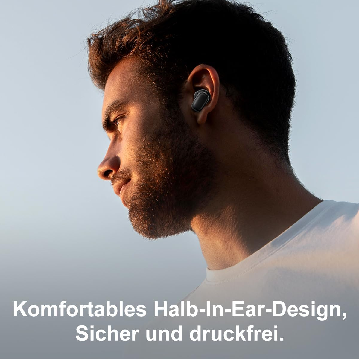 Blackview Airbuds 20 Bluetooth 5.4 Headphones IPX7 | 40H Playtime + ANC | In-Ear Earphones with Deep Bass for Sports/Work | Touch Control, Fast Charging, Compatible with Ios/Android image number 6