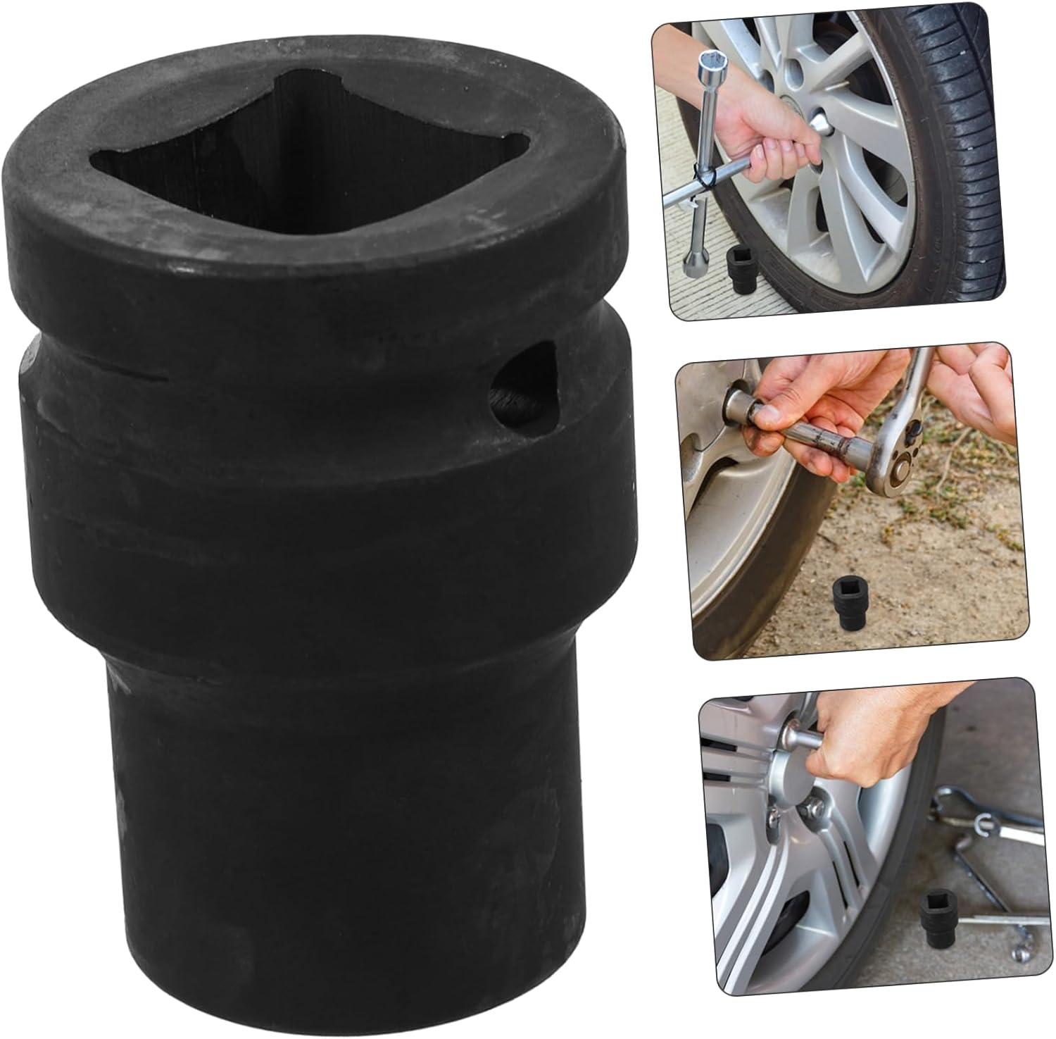 Pneumatic Socket Wrench Drive Impact Socket for Heavy Duty Use for Automotive and Industrial Applications image number 4