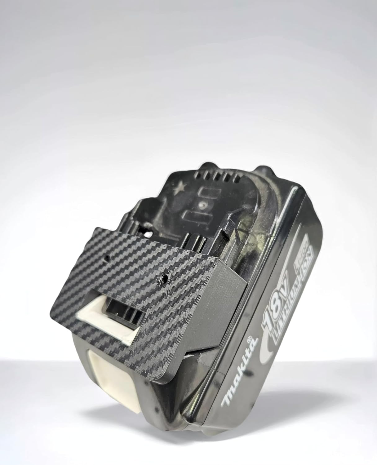 10 Pack Wall-Mount Battery Holder for Makita 14.4V & 18V LXT Batteries &ndash; Compatible with BL1815, BL1830, BL1840, BL1850, BL1860 image number 2