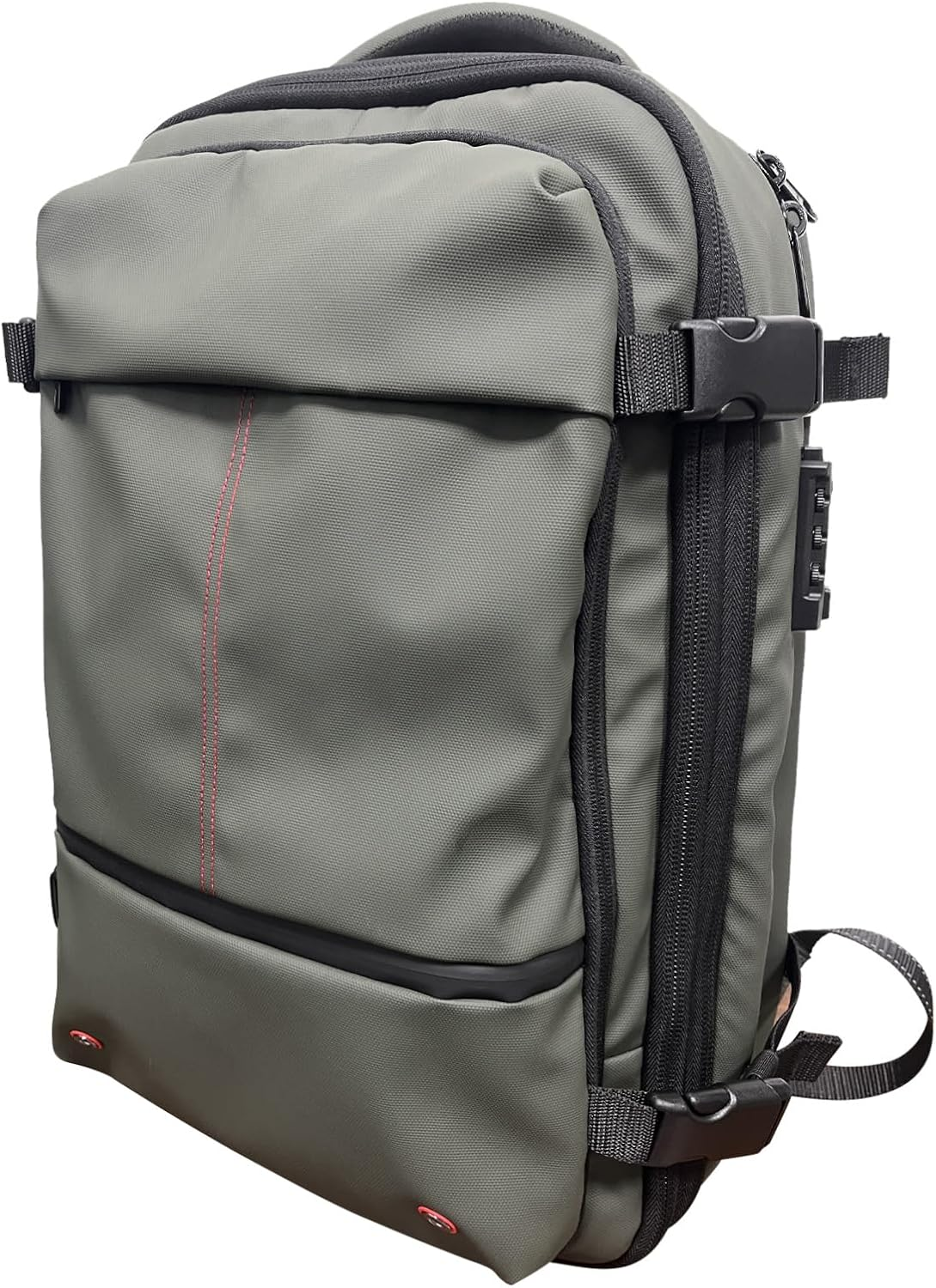 Travel Backpack, Vacuum Backpack with Vacuum Pump, 19 Inch Large Capacity Backpack, Expandable Travel Backpack with Combination Lock, Compartmentalized Storage Design image number 5