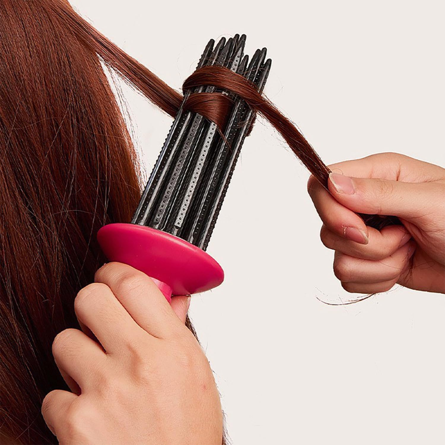 1 Curly Comb and 2 Hairpins, Hair Salon Tools, Hair Fluffy Comb, Portable Styling Comb image number 4