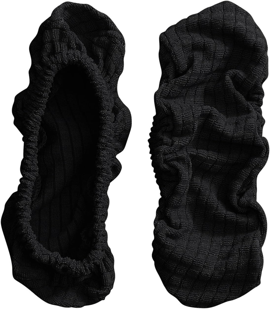 1 Pair Office Chair Arm Slipcovers Elastic Desk Chair Armrest Protectors Removable Office Chair Armrest Covers (Black) image number 1