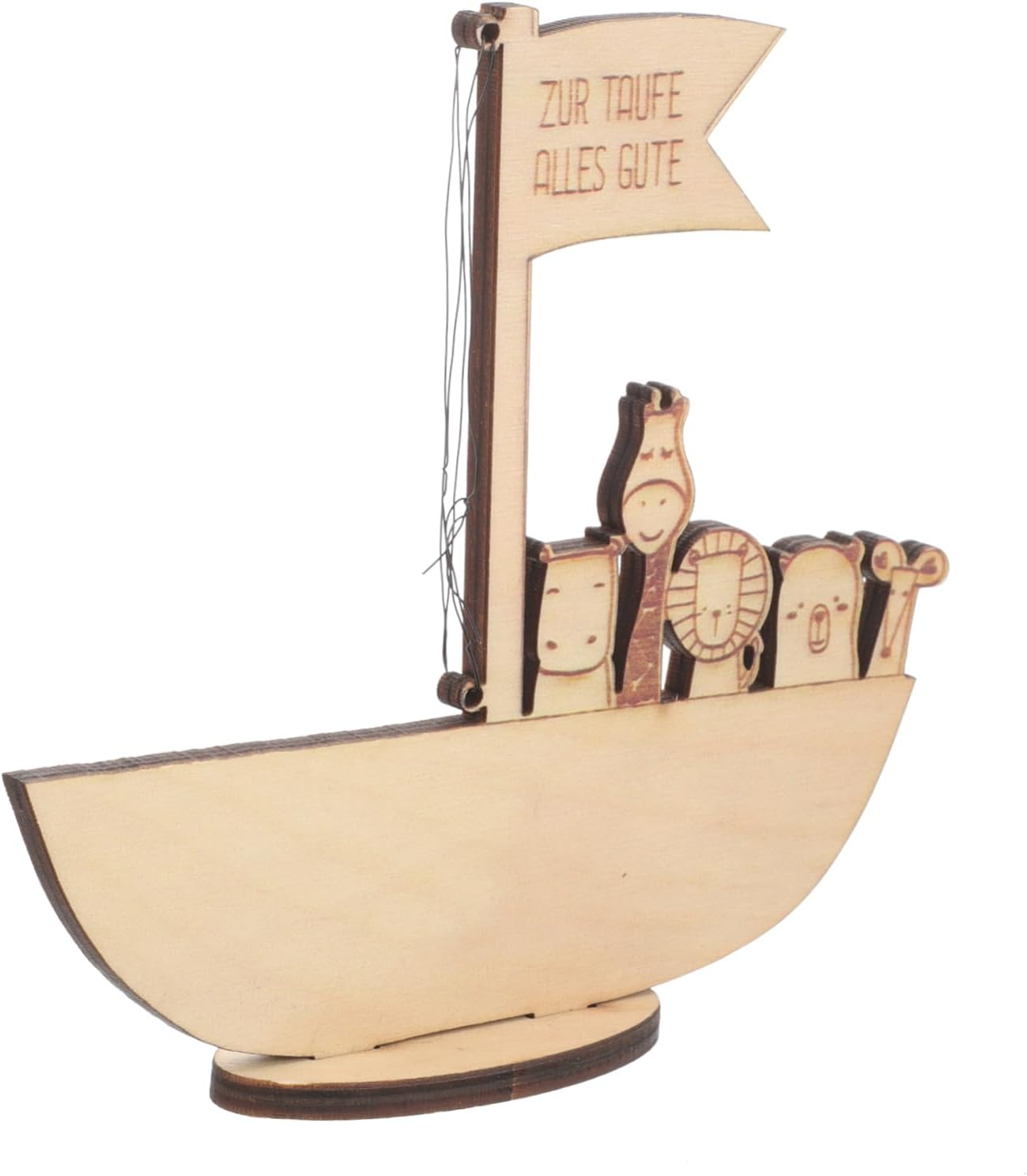 Custom Ark Money Clip Baptism Christening Decor Wooden Ornament for Shower Birthday image number 4