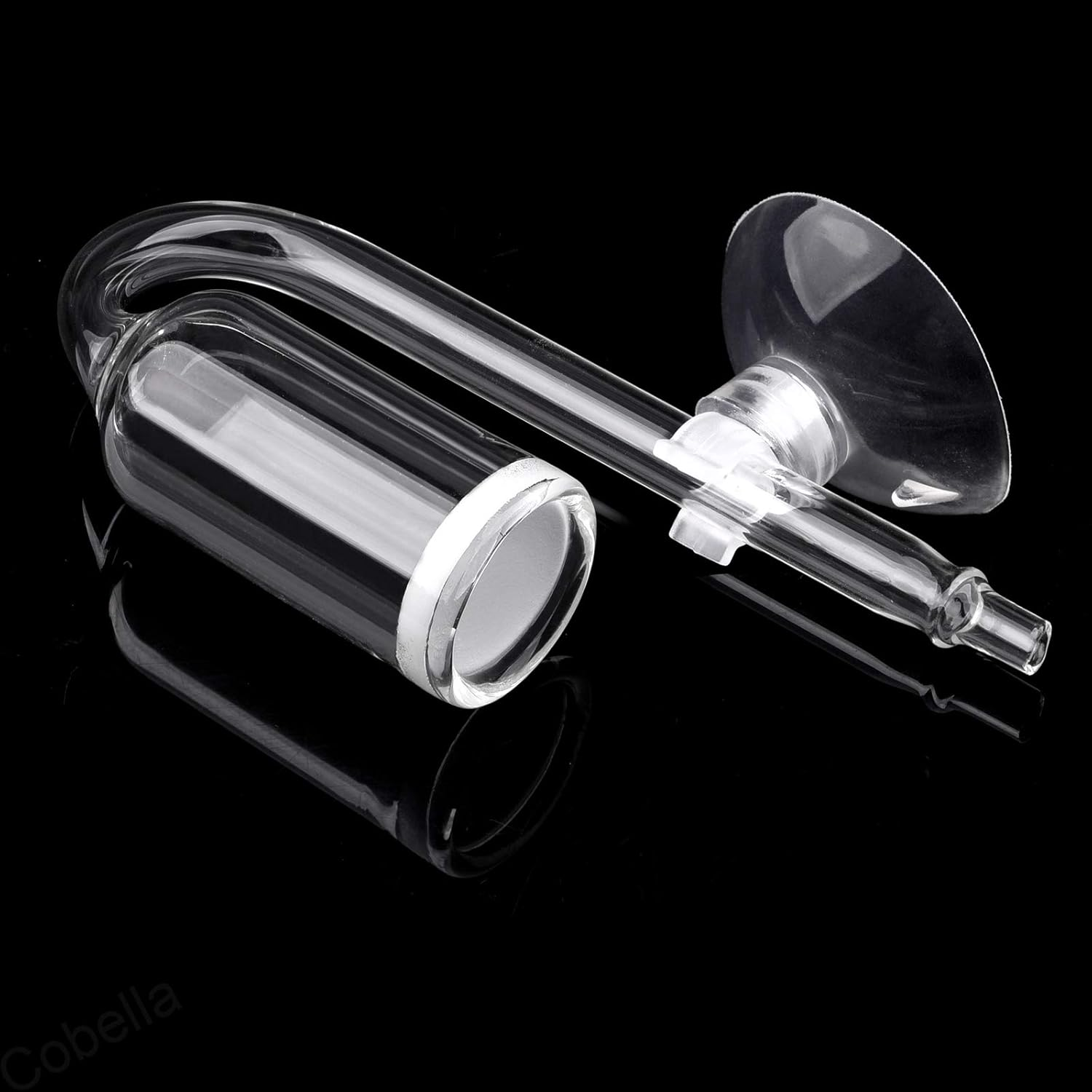 Cobella CO2 Diffuser U Shape Fish Tank Aquarium Pollen Glass CO2 Diffuser for Aquarium Planted Tank image number 2