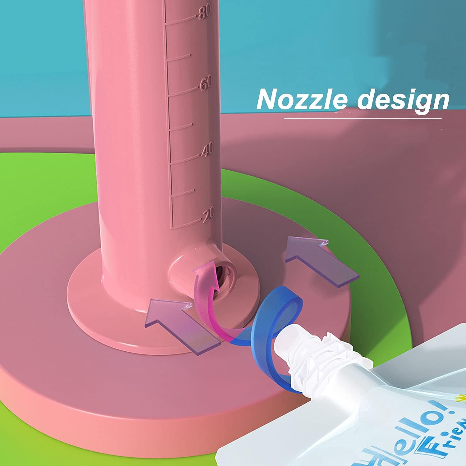 Fruit Puree Filler, 7 Set Reusable Pure Color Pouches 100-200Ml Toddler Fruit Squeeze Puree Filler for Kids, Baby Food Pouch Maker Safe Baby Food Dispenser for Home Pouch Filling (Pink) image number 4