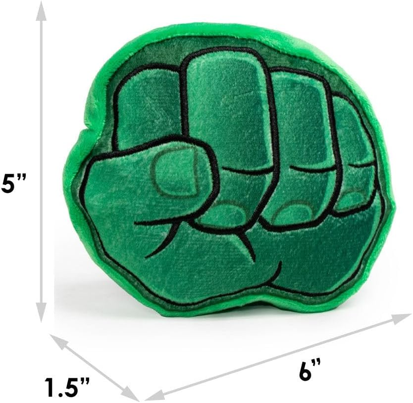 Dog Toy Plush Hulk Fist Greens, Pet Toys image number 3
