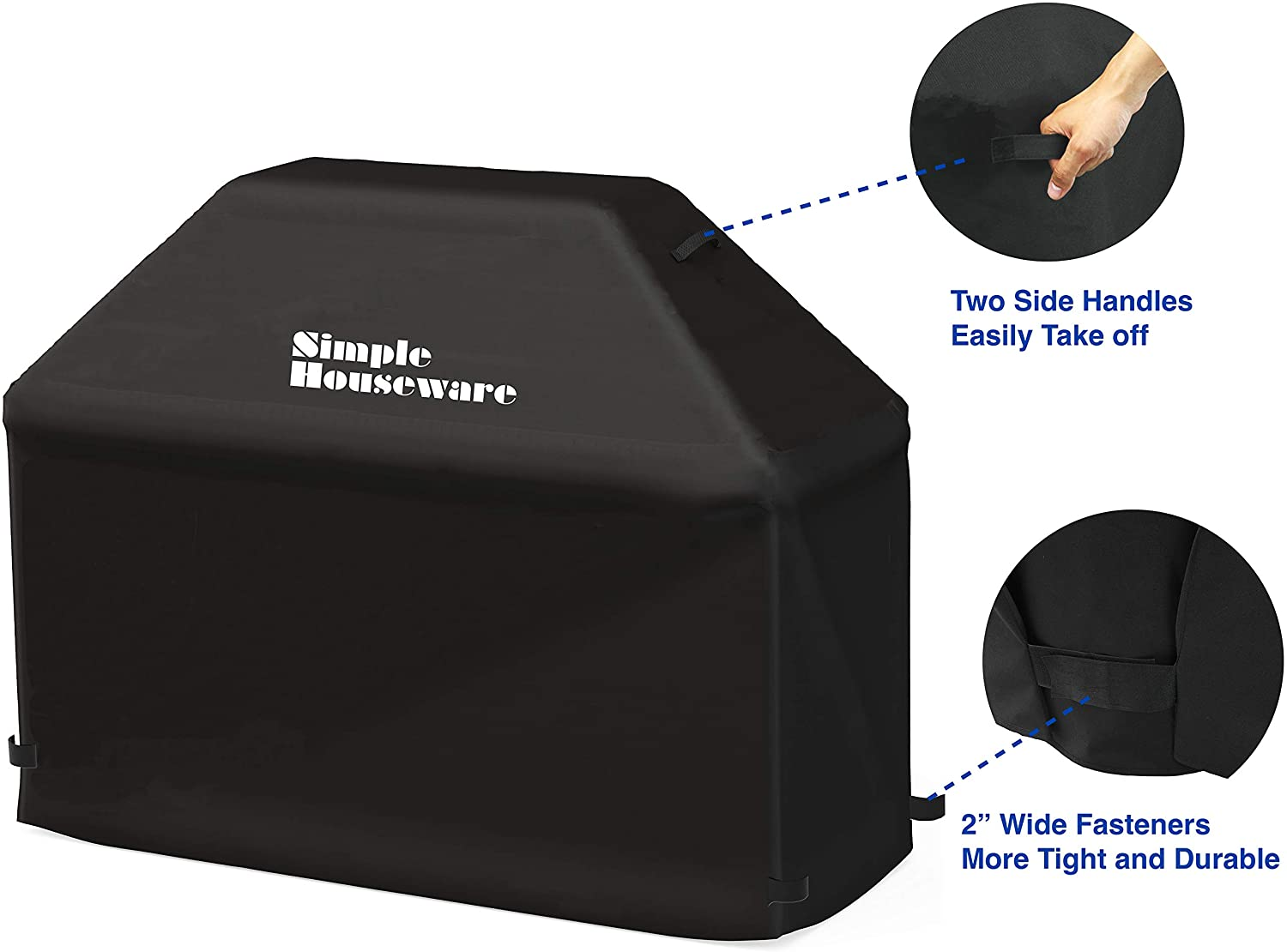 Simple Houseware BBQ Cover 182 Cm Waterproof Heavy Duty 72-Inch Grill Cover image number 6