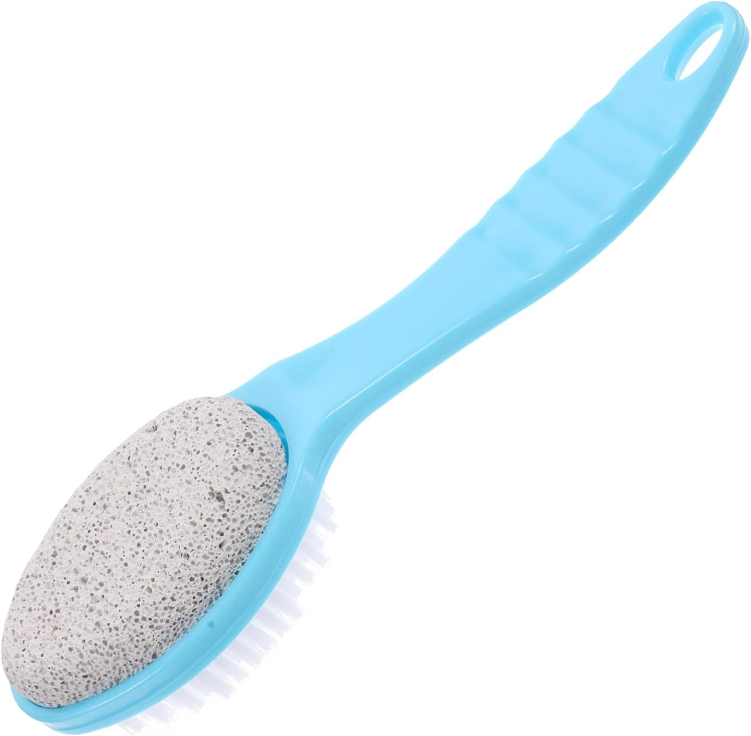 Pumice Stone Brush Double Sided for Foot Dead Skin Callus Remover Foot Scrubbing Brush for Pedicure Portable for Travel image number 6