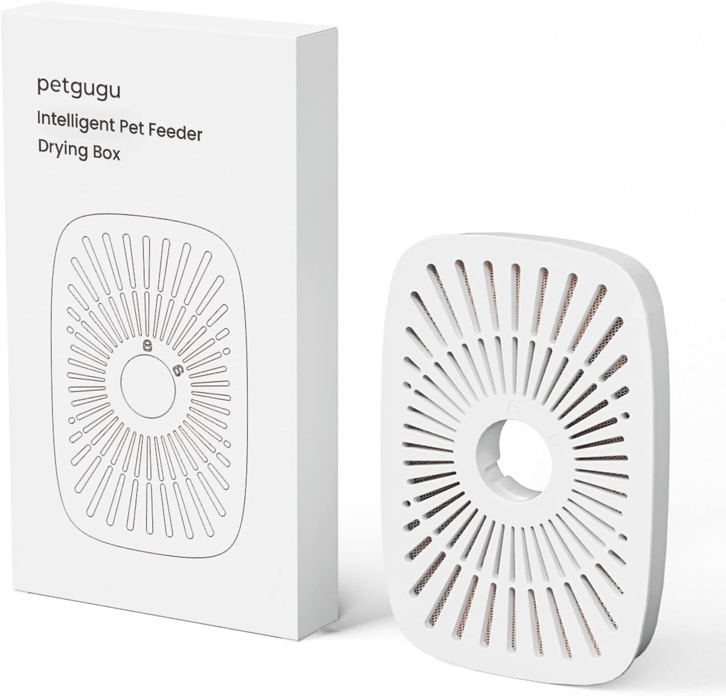 PETGUGU Automatic Cat Feeder Drying Box for PF2, Automatic Pet Feeder Replacement Cat Feeders Drying Box Set Special