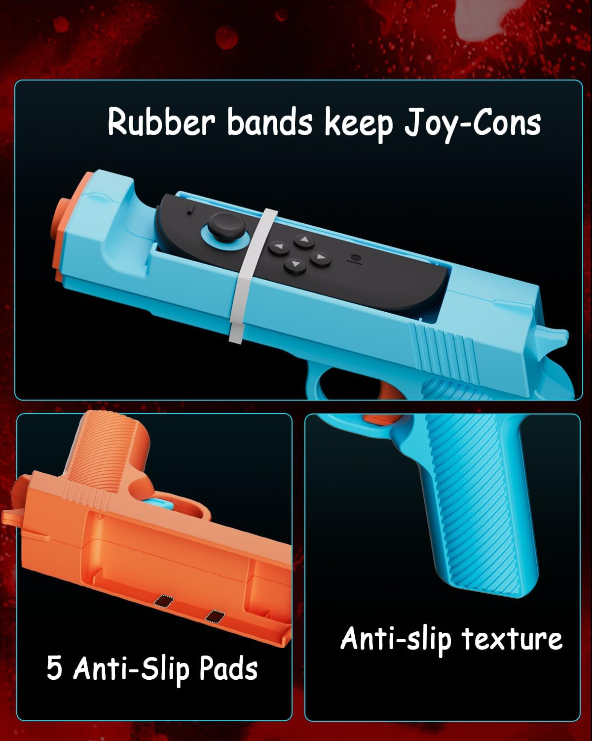 Nargos Shooting Game Gun Controller for Nintendo Switch 2, Gaming Accessory image number 2