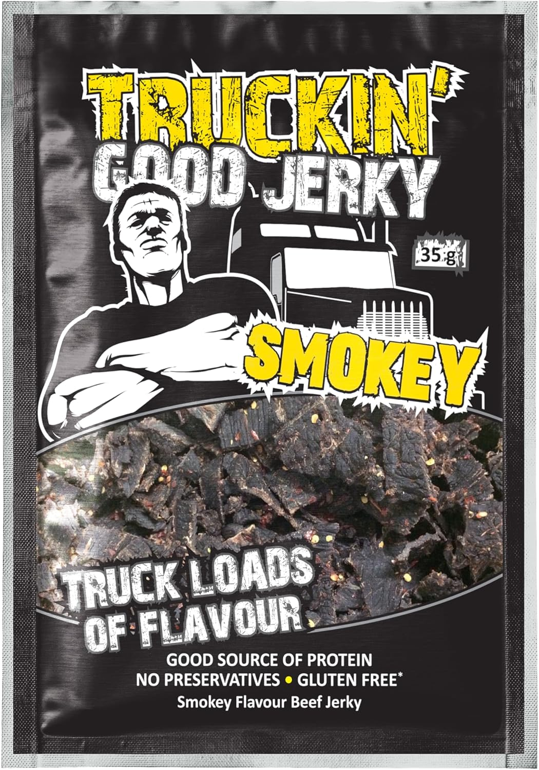 Truckin Good Jerky Smokey 35Gm X 10