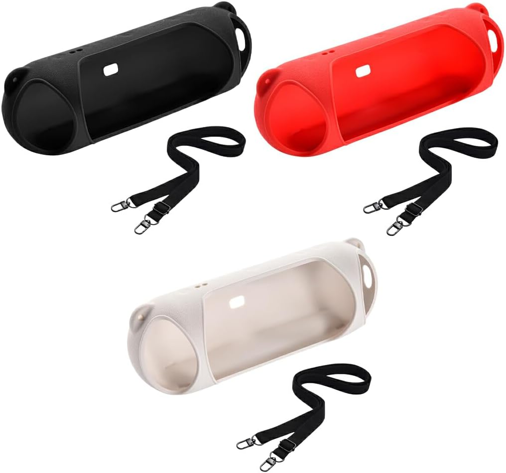 SUIOPPYUW Portable Case B Pill 2024 Speaker Case Soft with EATS Scratch-Proof Silicone Case B 2024 Shock-Proof Speaker Case, Black image number 4