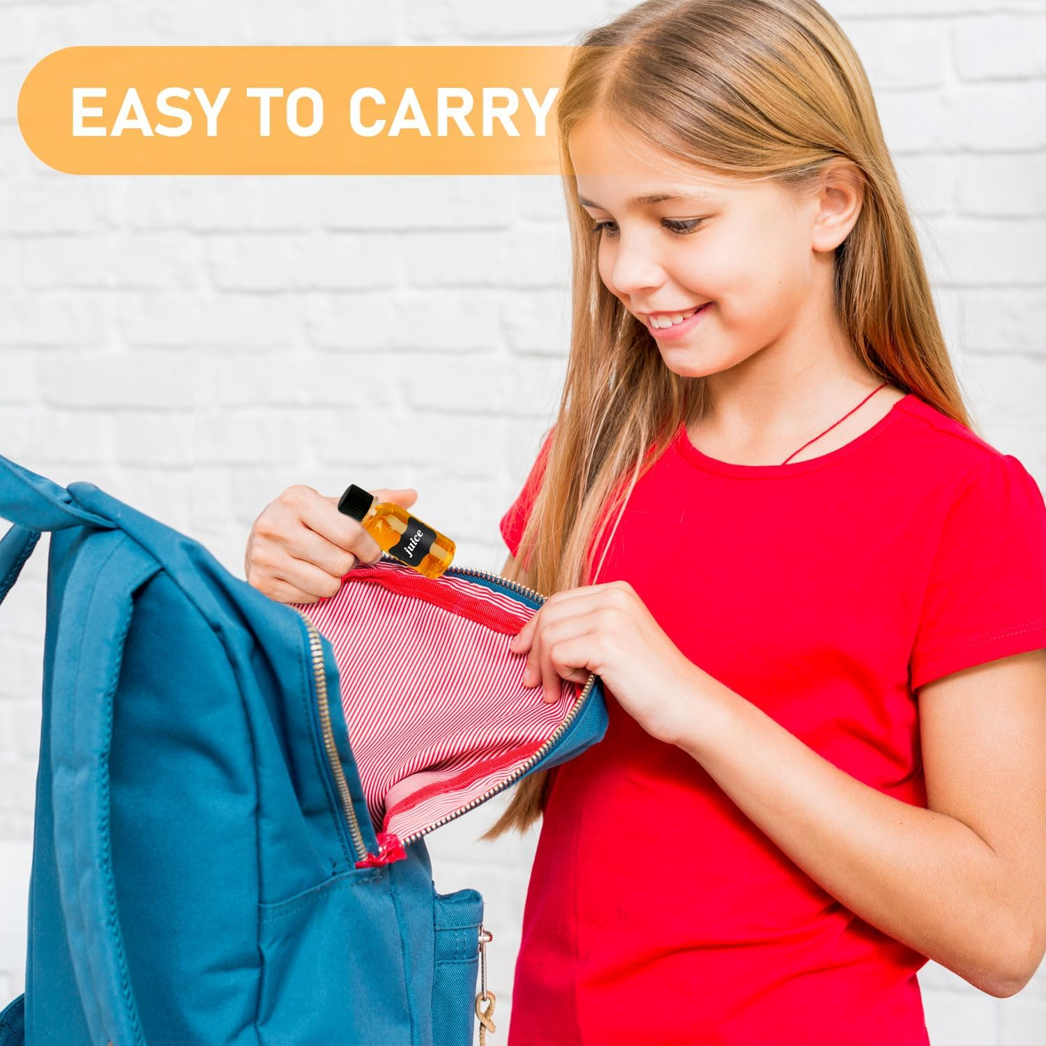 45 Pcs Mini Liquor Bottles, 2Oz Mini Empty Plastic Alcohol Shot Bottles, Plastic Flasks with Black Lid, 48 round Stickers, 2 Funnels and 1 Cleaning Brush, Suitable for Weddings, Parties, Camping