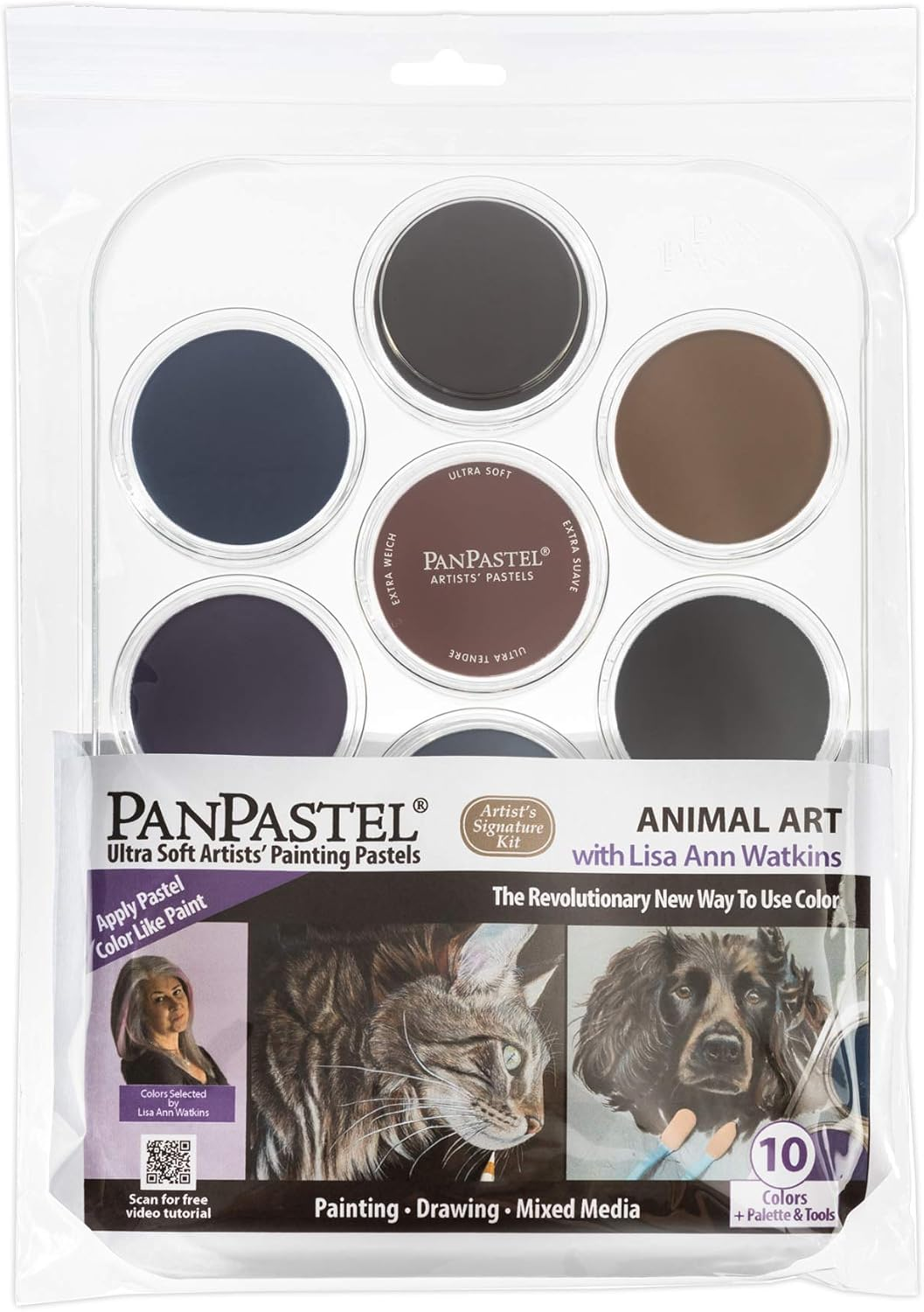 Panpastel 30084 10 Color Set- Animal Art Kit- Lisa Ann Watkins Pastels image number 4
