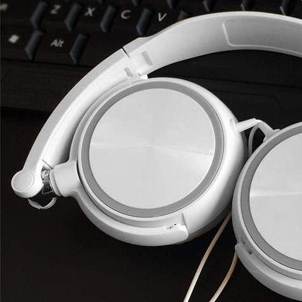 Asrmyjcx Computer Headset Deep Karaoke Calling over Ear Headphones, White image number 1