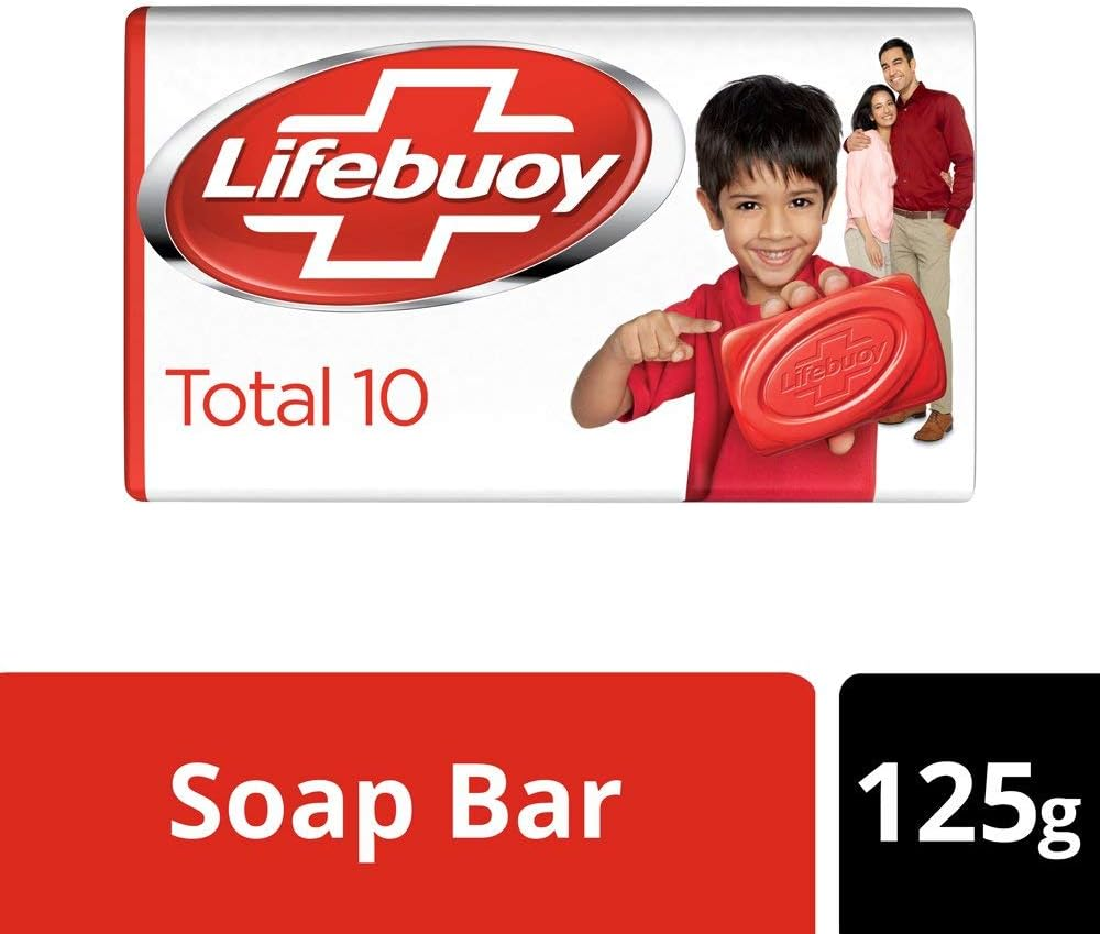 Lifebuoy Total Soap Bar 125Gm (Pack of 6)