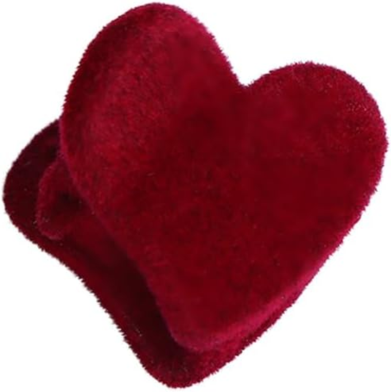 Leadigol Women Hair Accessories Retro Girls Korean Style Hairpin Love Shape Daily Temperament Velvet Hair Clip Fashion Design