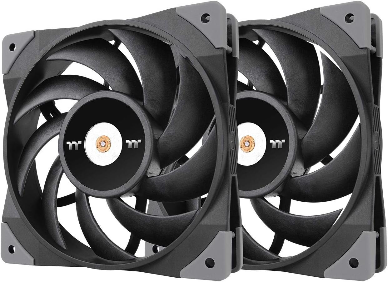 Thermaltake CL-F085-PL14BL-A TOUGHFAN 14 PWM High Static Pressure (Up to 2000RPM) Radiator Fan - Dual Pack