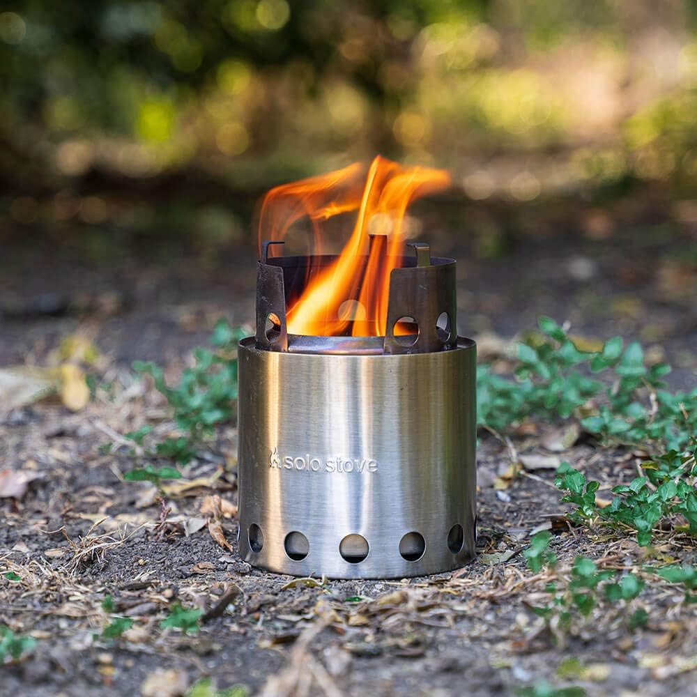 Solo Stove Lite | Portable Camping Hiking, Backpacking and Survival Stove, No Liquid Fuel Needed, 1-2 People, 304 Stainless Steel, Compact 10,8 X 14,5 Cm image number 3