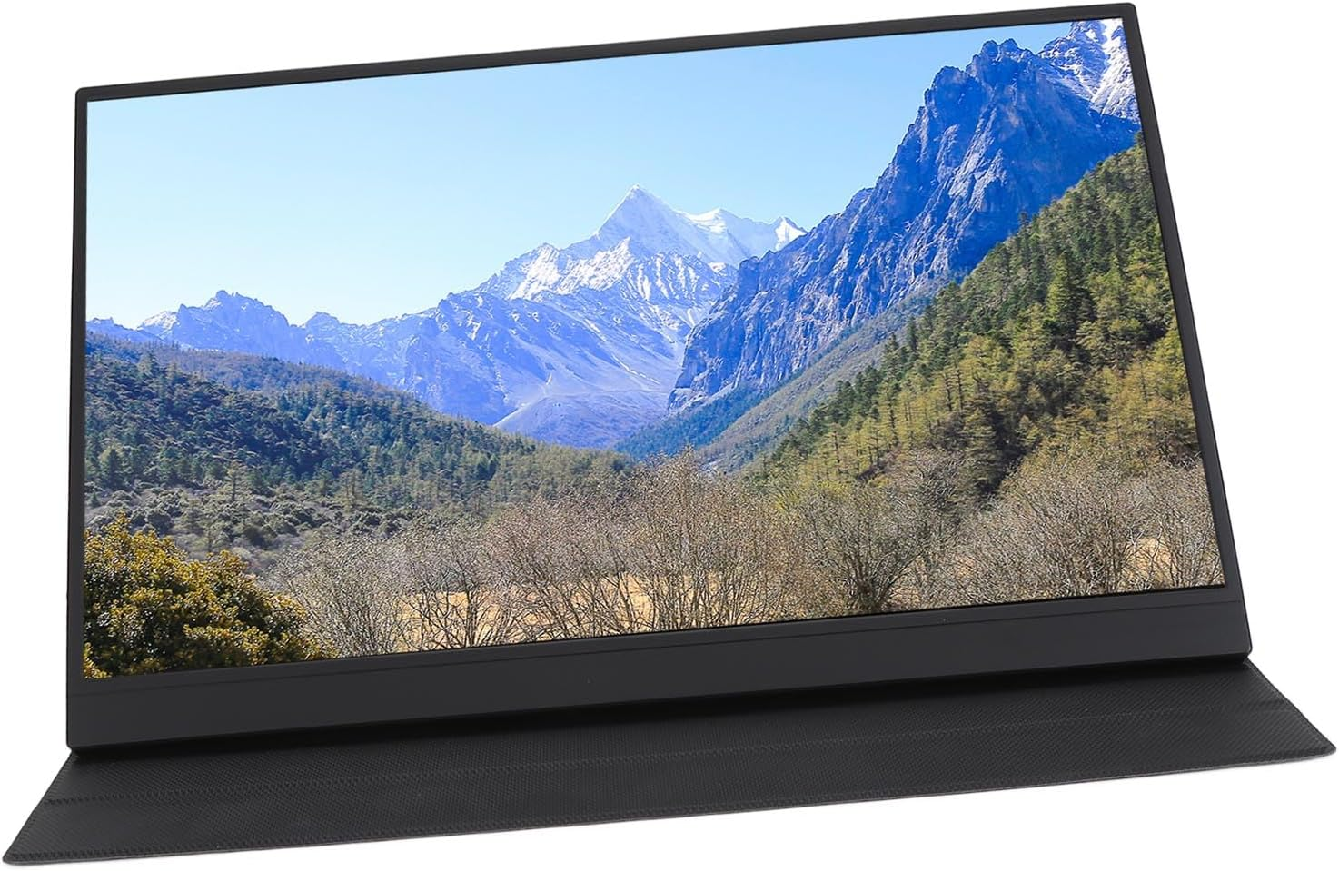 4K Portable Monitor, 17.3 Inch 3840X2160 IPS Laptop Display, with Adjustable Stand and Expandable Hole, 2 USB Type C Port, for Switch, OS X image number 3