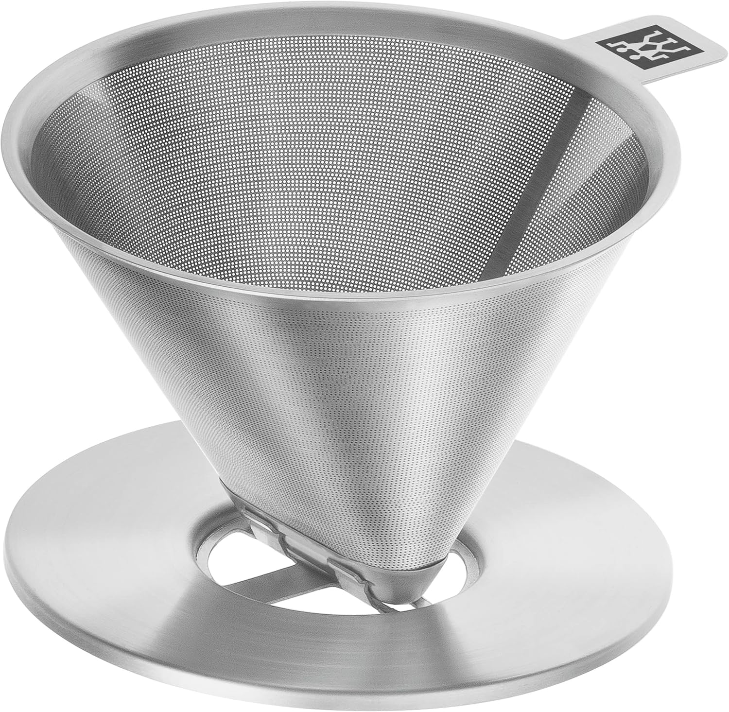 Zwilling J.A. Henckels Japan Z1024-005 Stainless Steel Coffee Dripper Paperless Filter, for 1 to 4 Cups, Dishwasher Safe image number 2