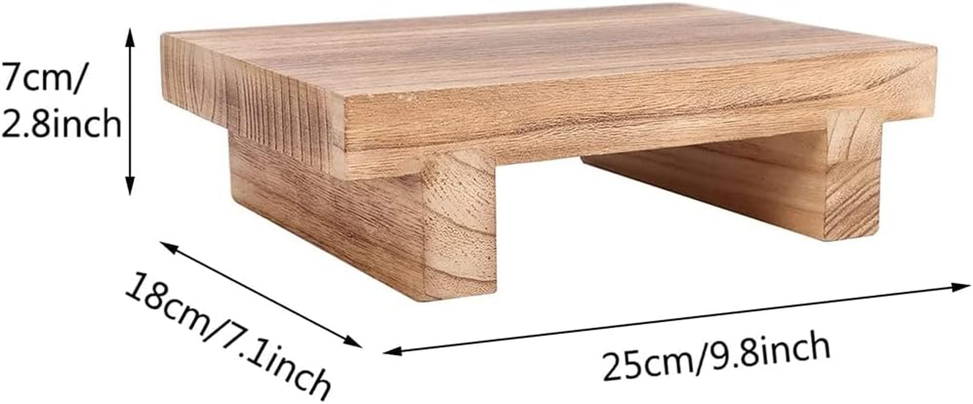 Oidnvay Wooden Step Stool for Adults, Bed Stool for High Beds, Kitchen, Bathroom, Closet, Great Wood Step Stool for Adults Kids image number 5