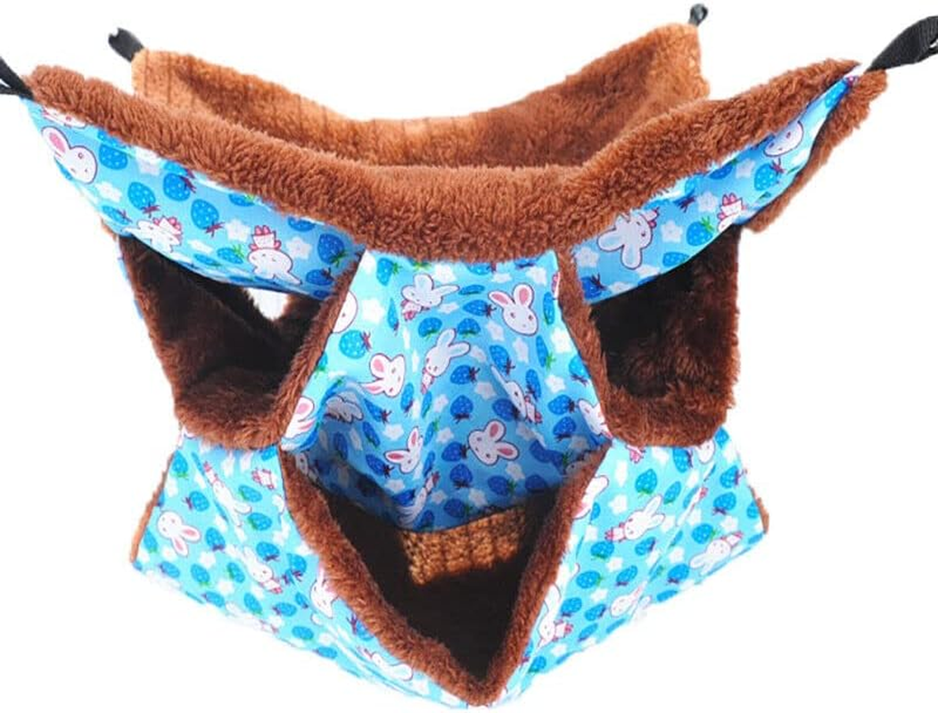 New Guinea Pig Rat Hammock Hamster Ferret Hanging Nest Mice Bed Toy Warmer House - Hanging Toy Warmer House with Sturdy Metal Buckles