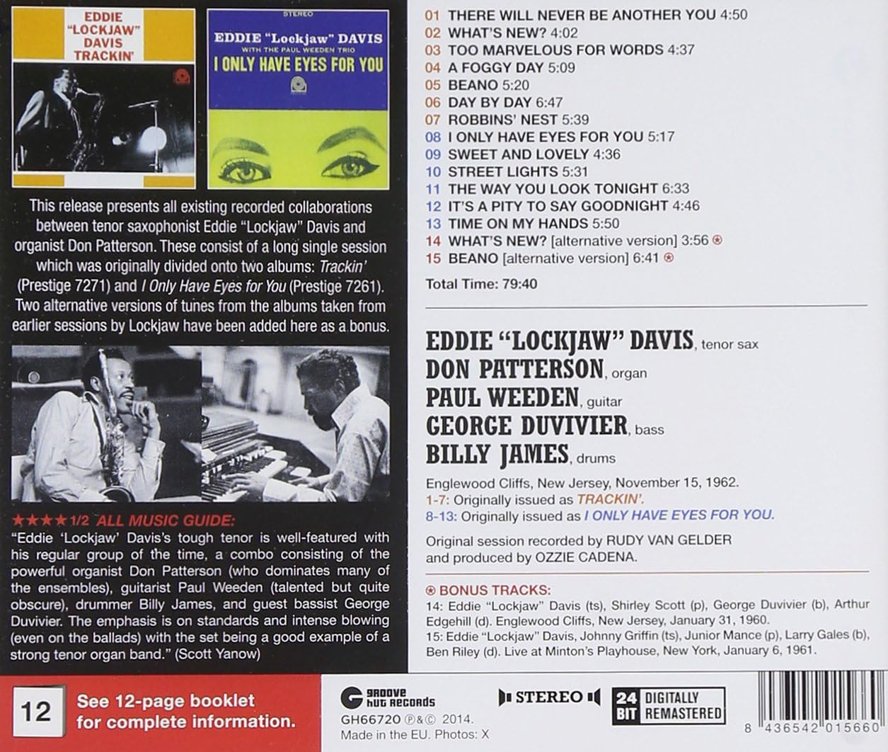 Trackin I Only Have Eyes for You 2 Bonus Tracks