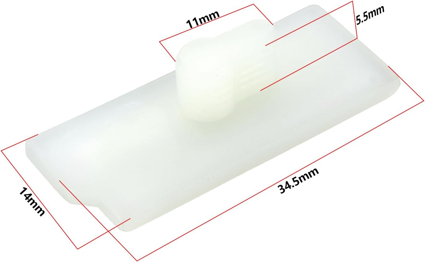 Be in Your Mind 10 Pieces Chainsaw Bumper Strip Chain Guide Bumper Bar Strips 1121-648-6610 Compatible with Stihl 290 310 390 029 039 1125 Cover image number 4