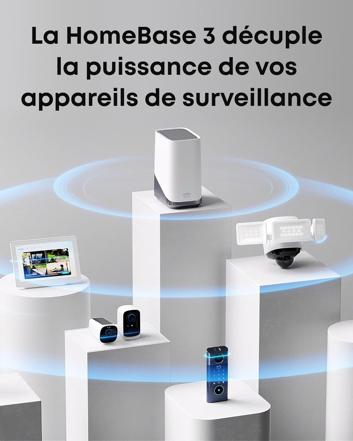 Eufy Security Homebase 3 Eufy S380 Security Camera, Toll-Free Use, Expandable Memory, Eufy Security Compatibility, Military Standard Encryption image number 1