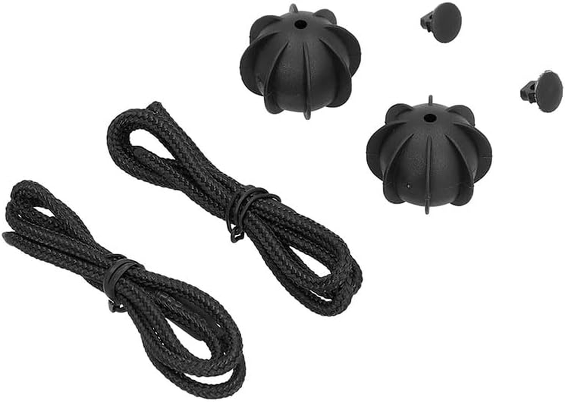 2Pcs Car Rear Parcel Shelves String Holding Strap Cord Rope image number 4