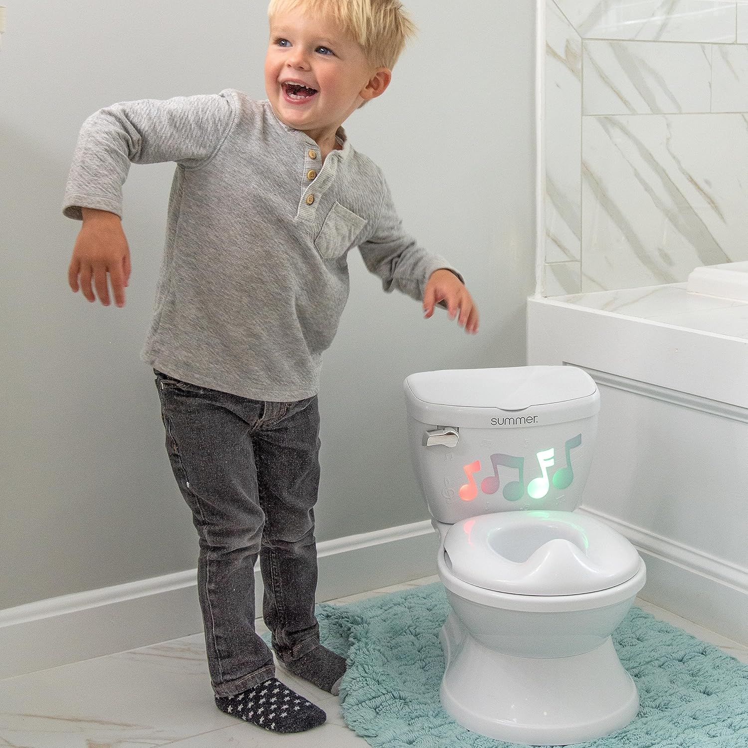 Summer Infant My Size Potty with Lights and Sounds, White image number 2