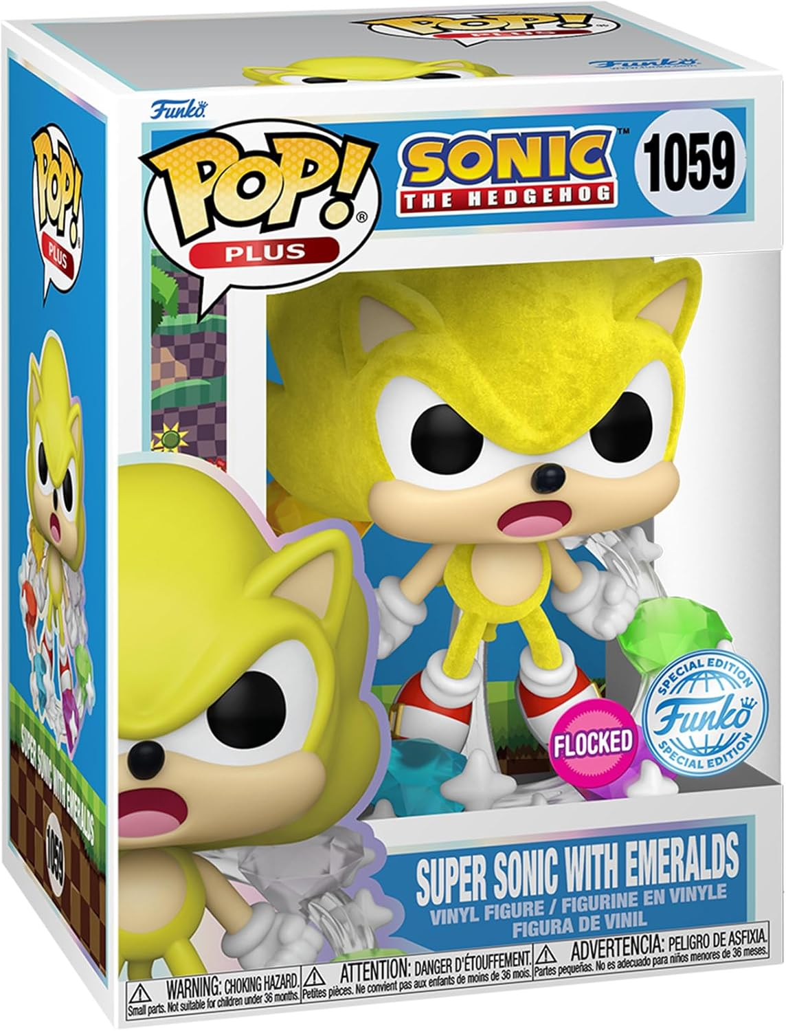 Sonic - Super Sonic W/Emeralds FL Pop! RS image number 6