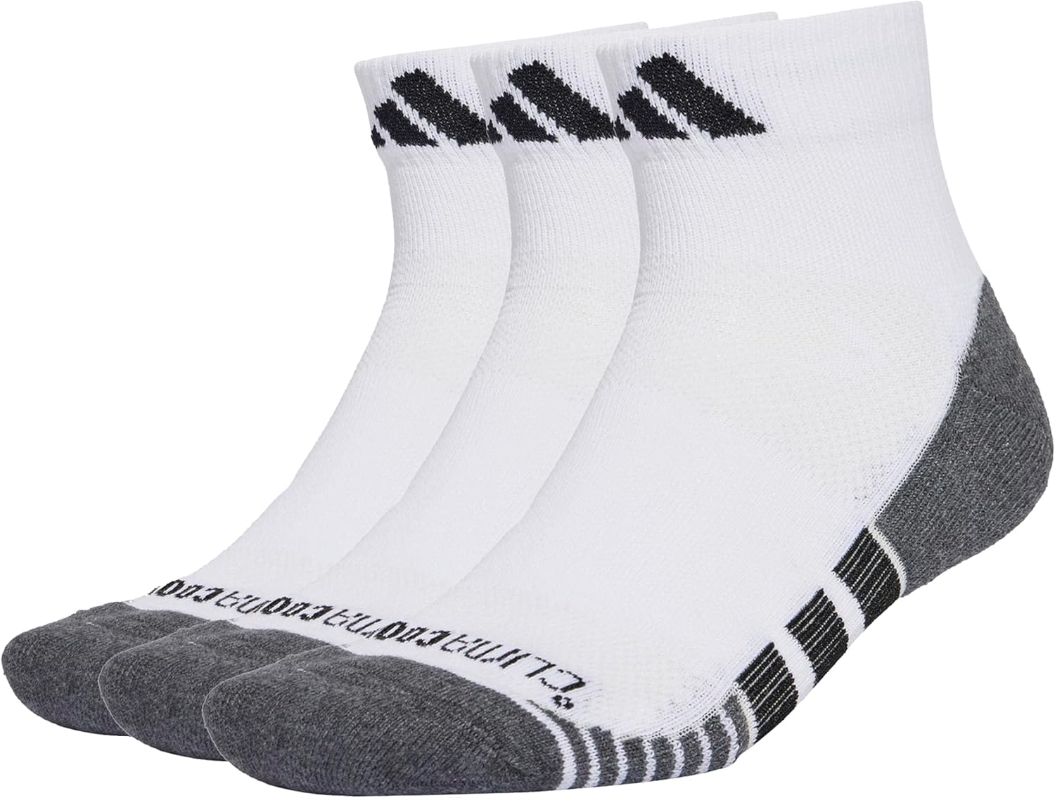 Adidas Performance Cushioned Quarter Socks 3-Pack
