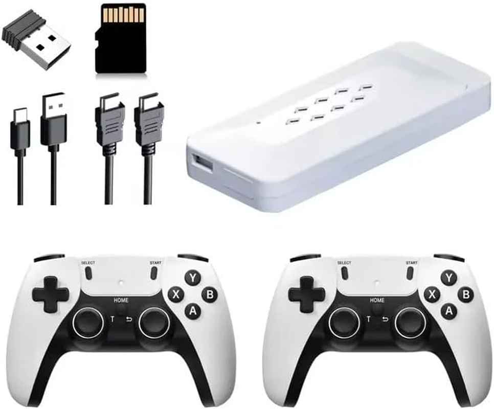 Retro Game Console, 64GB Storage, 30000 Games, 52 Simulators, 2.4G Wireless Controller, 4K Support image number 2