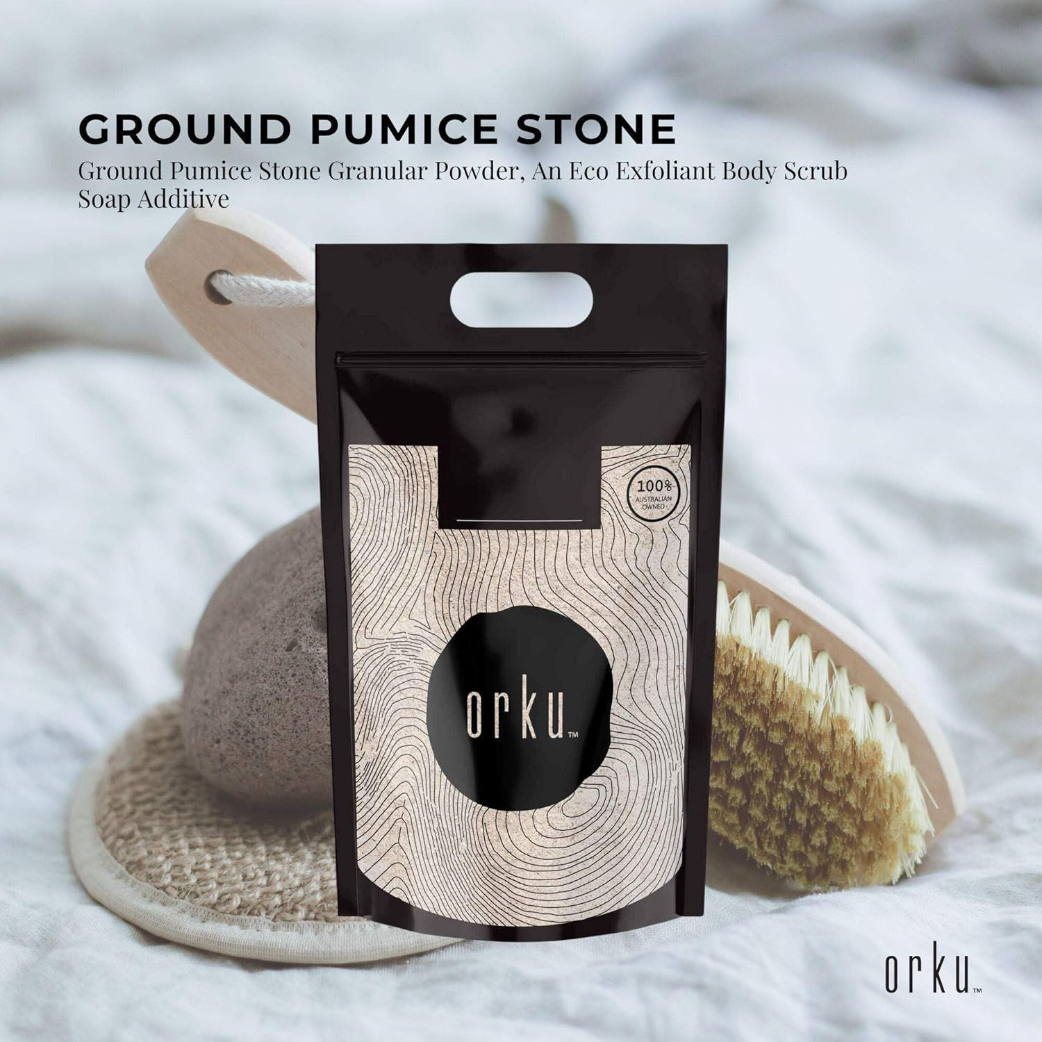 10Kg Ground Pumice Stone Granular Powder Eco Exfoliant Body Scrub Soap Additive