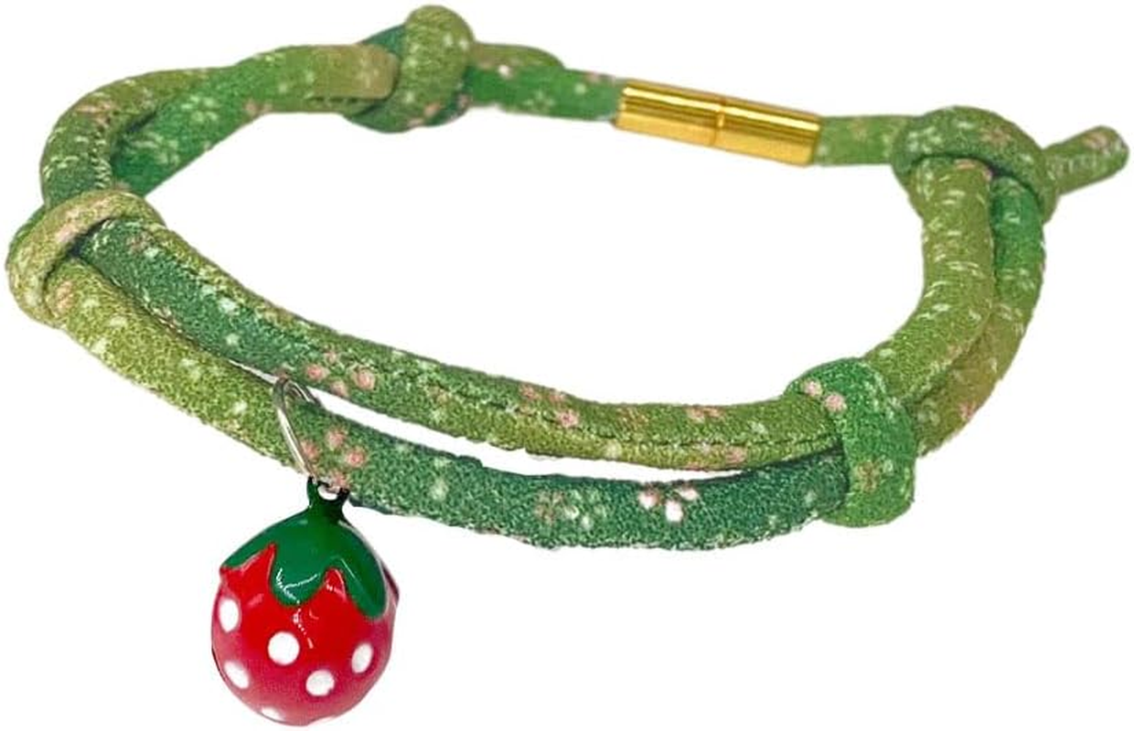 Nekomote Matcha Miruku Access Collar Cat Collar/Green image number 6