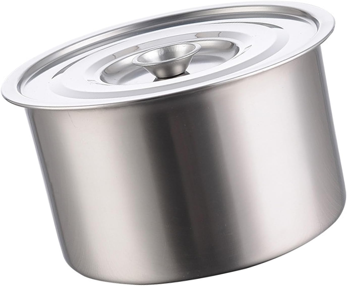 Stainless Steel Stockpot Multifunctional with Lid Soup Pot High Temperature Resistant for Seasoning Eggs (22Cm) image number 1