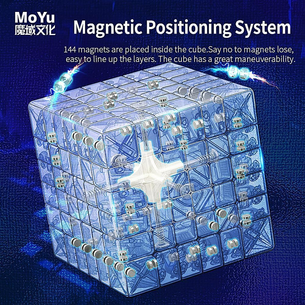 GAREGEAR Moyu Meilong 6X6 V2 Magnetic Speed Cube - Stickerless