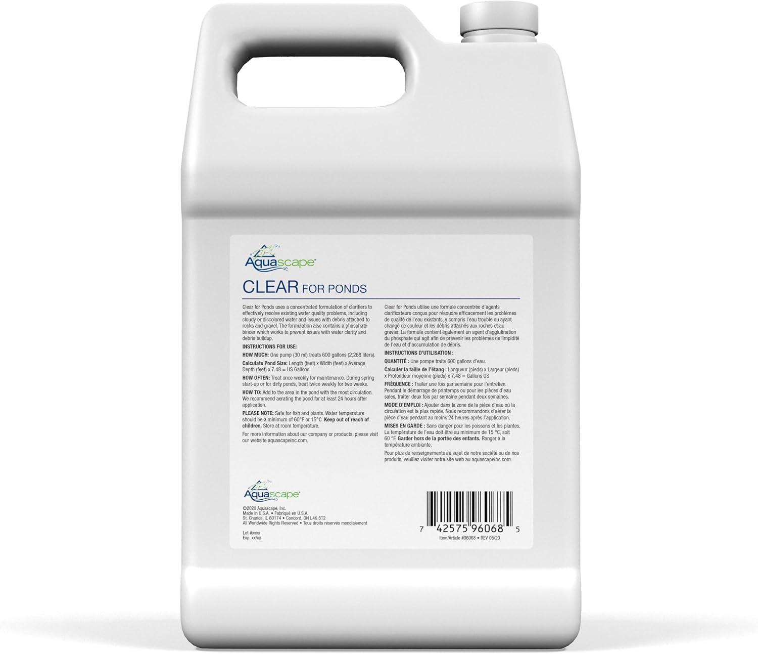Aquascape Clean Ponds Water Treatment, 3.78 Litre image number 1