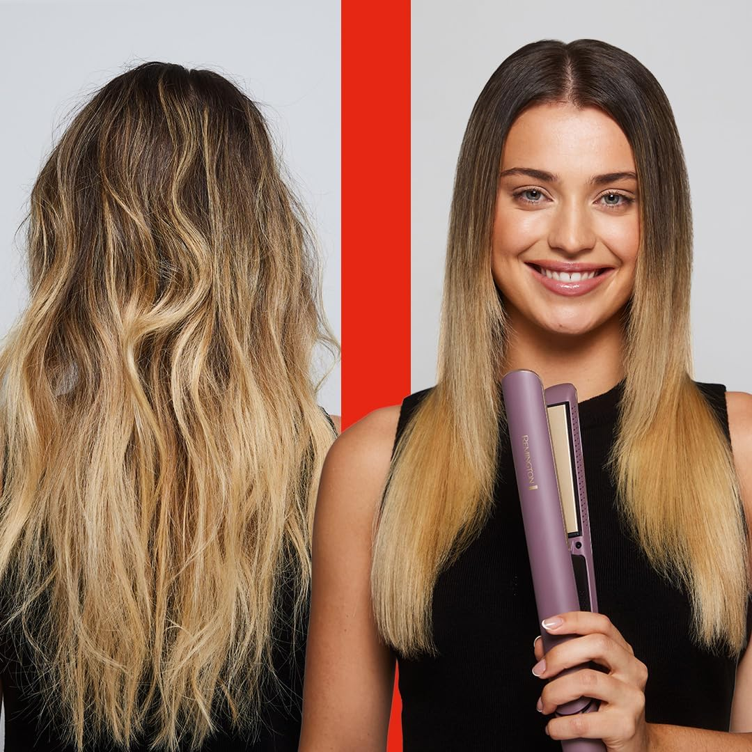 Remington Airvive S8930 Hair Straightener with Ion Technology, Ceramic Coating with Micro Conditioner, Thin Plates, LCD Display, Temperature 150-230 &deg;C image number 3