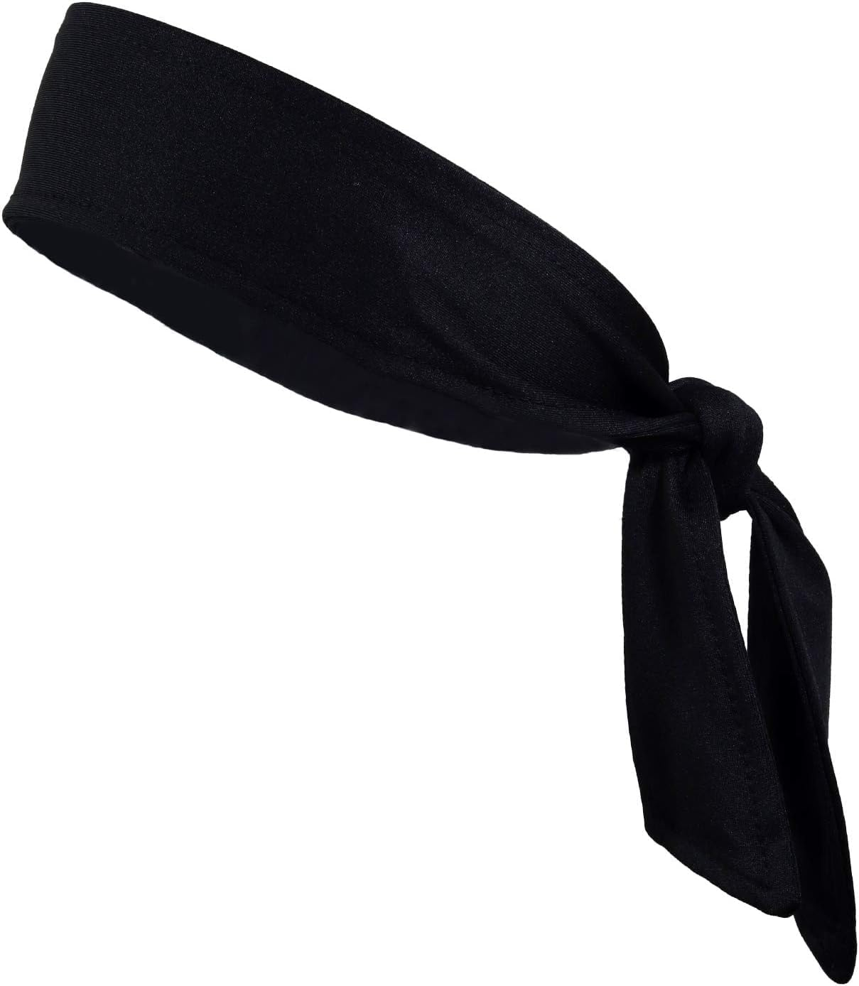 Headbands Tie on Headband for Women Men Running Athletic Hair Head Band Elastic Sports Sweat Basketball Sweatband Yoga Workout Sweatbands Adjustable Non-Slip Moisture Wicking image number 3